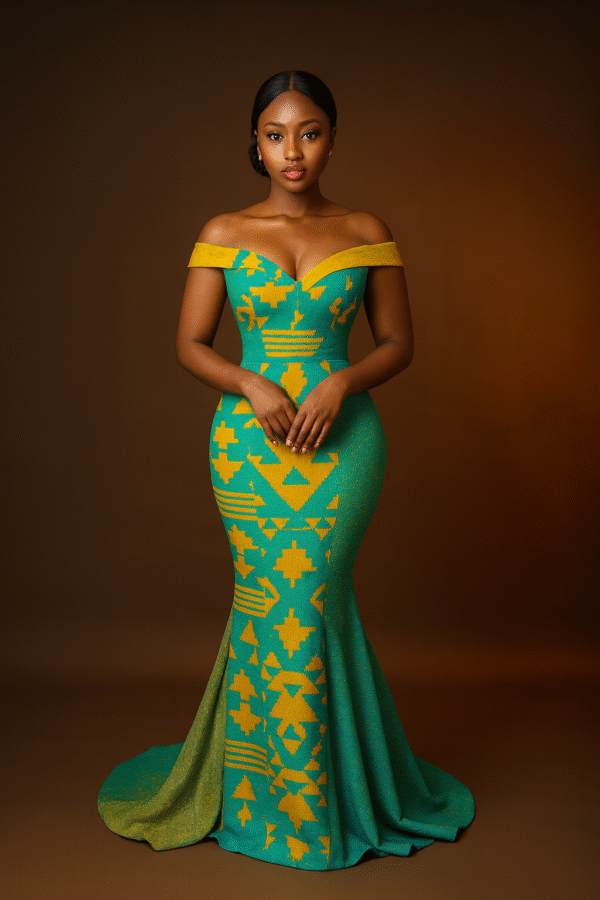 Elegant in Kente_ Timeless Beauty